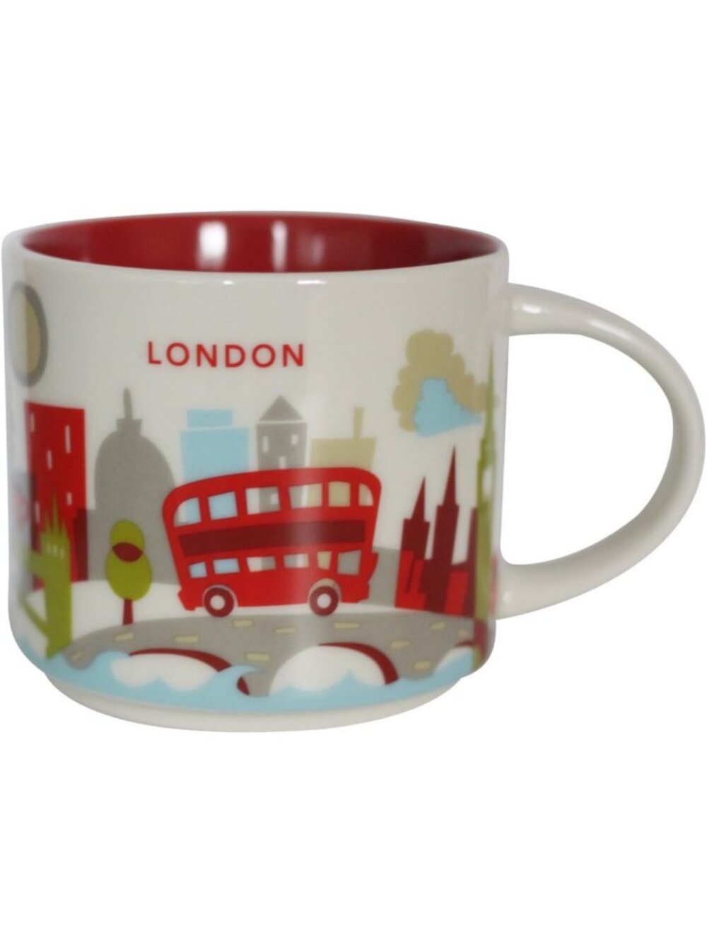 London You Are Here Coffee Mug - Collectible Travel Souvenir, Ceramic Cup